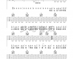 骁吉他谱_井胧/井迪儿_《骁》F调原版弹唱谱_高清六线谱