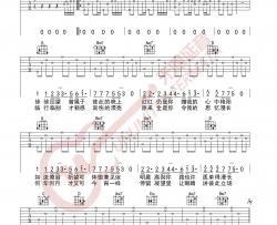 陈慧娴《千千阙歌》吉他谱-G调男生版六线谱-无限延音编配