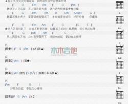 男人歌_吉他谱_高进