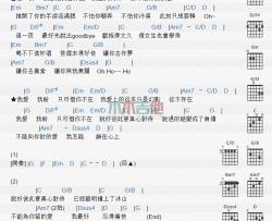 戴爱玲《可惜你不在》吉他谱-Guitar Music Score