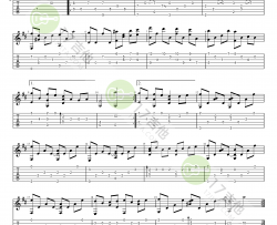 押尾桑《风之诗》吉他谱(D调)-Guitar Music Score