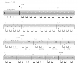 周笔畅《最美的期待》吉他谱(D调)-Guitar Music Score