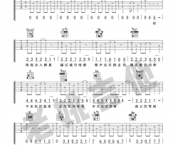 烟把儿乐队《纸短情长》吉他谱(D调)-Guitar Music Score