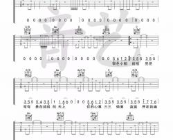 张学友《离人》吉他谱(C调)-Guitar Music Score