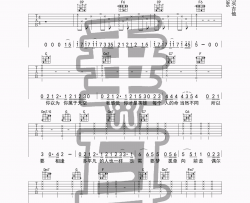 陈奕迅《披风》吉他谱 C调