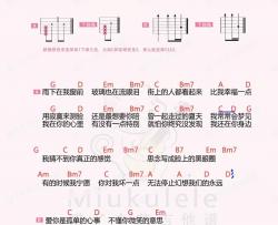 孤单心事吉他谱_G调简版六线谱_蓝又时