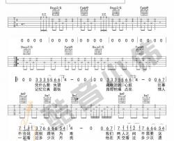 修炼爱情吉他谱 吉他弹唱教学视频 林俊杰六线谱