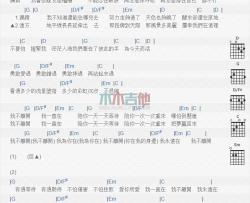 戴爱玲《我不离开》吉他谱-Guitar Music Score