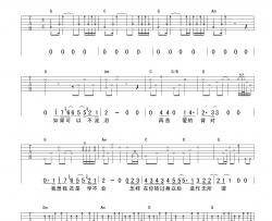 迪克牛仔《可以不流泪》吉他谱-Guitar Music Score