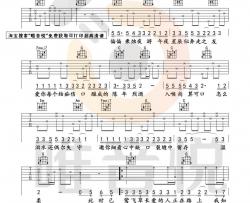 《世间美好与你环环相扣》吉他谱-C调六线谱-吉他弹唱视频示范