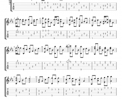 听我说谢谢你指弹谱_简单版_吉他独奏视频_感恩歌曲