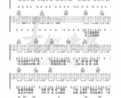 【G调版】伍佰《与你到永久》吉他谱 原版吉他弹唱六线谱 Guitar Tabs