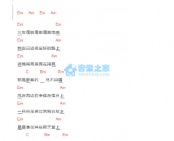 火车开往落日_吉他谱_赵照