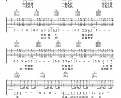 《飞得更高》吉他谱_汪峰_G调简单版六线谱_吉他弹唱教学