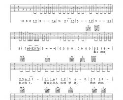 王洋《沐阳》吉他谱-Guitar Music Score
