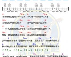陈如山《数十亿只蝉》吉他谱-Guitar Music Score