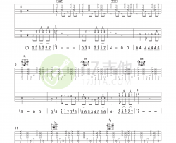 江湖乐队《幸福着》吉他谱-Guitar Music Score