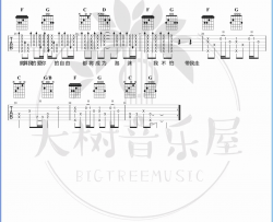 带我走吉他谱_杨丞琳_C调原版六线谱_吉他弹唱教学