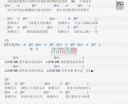 快乐为主_吉他谱_许慧欣