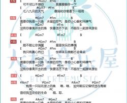 任贤齐《我是一只鱼》吉他谱(E调)-Guitar Music Score