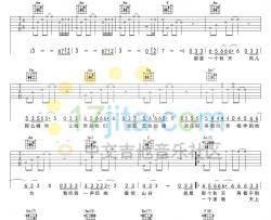 韩红《天亮了》吉他谱-Guitar Music Score