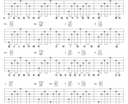 黄梅戏《女驸马》吉他谱 弹唱六线谱 抖音歌曲