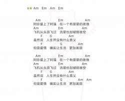 五条人《阿珍爱上了阿强》吉他谱(C调)-Guitar Music Score