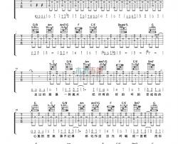 苏打绿《你被写在我的歌里》吉他谱-Guitar Music Score