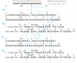 Stay With You吉他谱_林俊杰/孙燕姿_弹唱图片谱