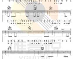 天空之城吉他谱-G调简单版-李志