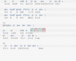 情花开_吉他谱_张栋梁