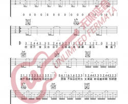 【G调】yihuik苡慧《致你》吉他谱 弹唱六线谱 高清图片谱 Guitar Tabs
