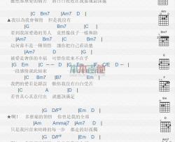 领悟_吉他谱_辛晓琪
