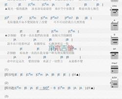 许愿_吉他谱_范逸臣