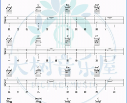 《握不住的他》吉他谱_萧萧/林俊杰_C调六线谱_吉他弹唱教学