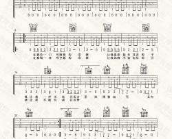 陈粒《七楼》吉他谱-Guitar Music Score
