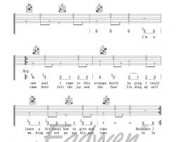 Yael,Naim《New soul》吉他谱(C调)-Guitar Music Score