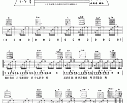 爱有天意|吉他谱|图片谱|高清|秦海璐