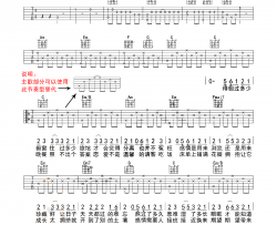 《爱情转移》吉他谱