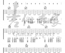 千千阙歌吉他谱_陈慧娴_C调简单版_入门弹唱谱