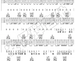 晴天吉他谱 G调吉他弹唱示范+教学视频