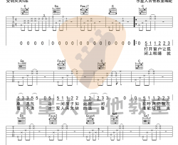 需要人陪吉他谱_王力宏_C调完美版_高清图片谱