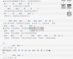 张宇《没关系》吉他谱-Guitar Music Score
