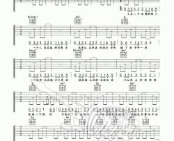 许嵩,何曼婷《素颜》吉他谱-Guitar Music Score