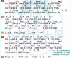 平凡明星_吉他谱_林欣彤