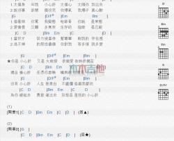 小心肝吉他谱_八三夭_吉他伴奏弹唱谱