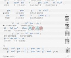 我期待吉他谱 A调和弦谱_木木吉他编配_张雨生