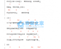 少女的祈祷吉他谱 C调_音乐之家编配_杨千嬅