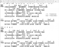 这就是爱吗吉他谱 容祖儿/林俊杰 C调弹唱谱