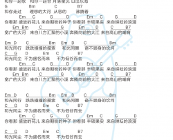 周深《和光同尘》吉他谱(G调)-Guitar Music Score